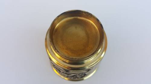 VINTAGE CHINESE CEREMONIAL DRAGON BRASS CUP