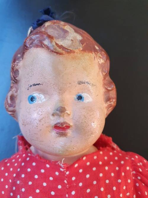 ANTIQUE HAIRBOW PEGGY RELIABLE DOLL MADE IN CANADA