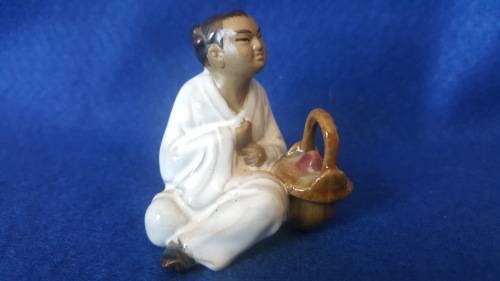 Vintage Chinese Shiwan Mudmen Figurine