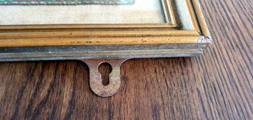 Vintage Queen Elizabeth Coronation 1953 Embroidered Framed Tapestry