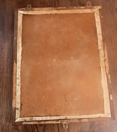 Vintage Queen Elizabeth Coronation 1953 Embroidered Framed Tapestry