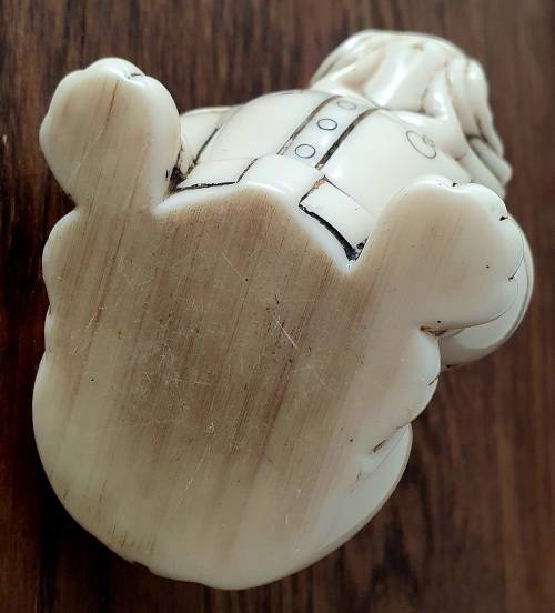 Famous South Africa John Biccard Marble Bulldog Figurine