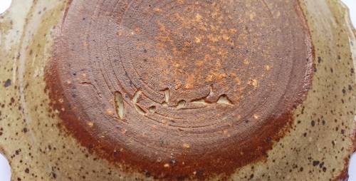 Vallauris signed bt artist,  French pottery Trinket Dish