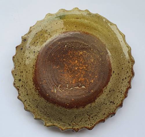 Vallauris signed bt artist,  French pottery Trinket Dish
