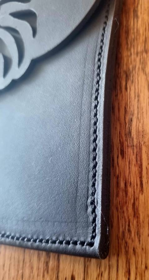Botanical Genuine Leather Clutch Bag By Fine Leather Goods