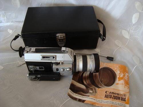 Vintage Canon Auto Zoom 814 Super 8 Film Movie Camera with Case