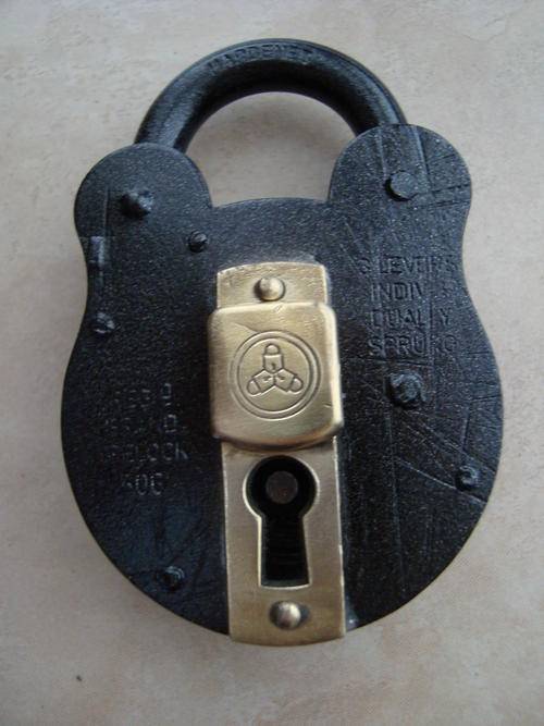 VINTAGE METAL LOCK (Made in Western Germany)... Working condition