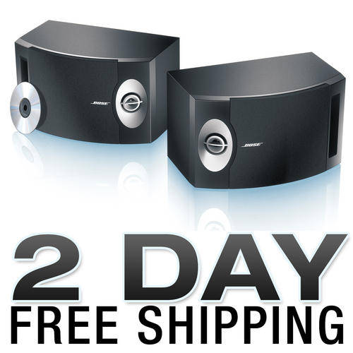 NEW BOSE 201 Series V Direct/Reflecting Speaker System Black (PAIR)