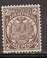 Transvaal 1885-93 2p MH