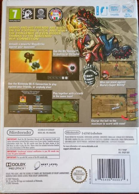 Mario Strikers Charged Wii (Sealed)