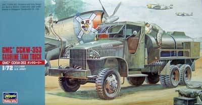 GMC CCKW-353 Gasoline Tank Truck - Scale 1/72 by Hasegawa.