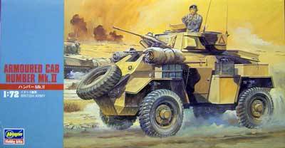 Armoured Car Humber Mk. II - Scale 1/72 By Hasegawa.