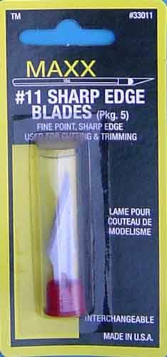 #11 Sharp Edge Blade (Pkg.5) by Maxx.