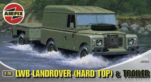 LWB Land Rover (Hard Top) & Trailer 1/72 By Airfix.