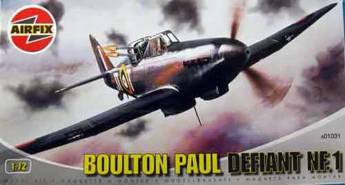 Boulton Paul Defiant NF.1 - Scale 1/72 By Airfix.