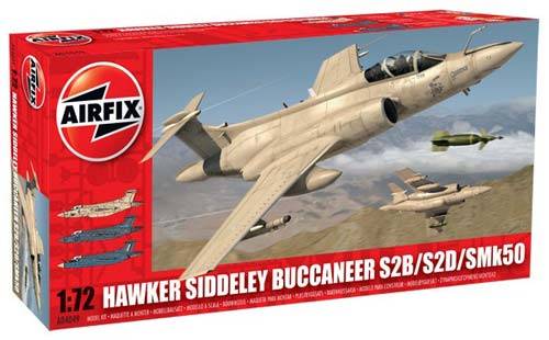 Hawker Siddeley Buccaneer S2B/S2D/SMk50 (SAAF Markings) - Scale 1/72 By Airfix.