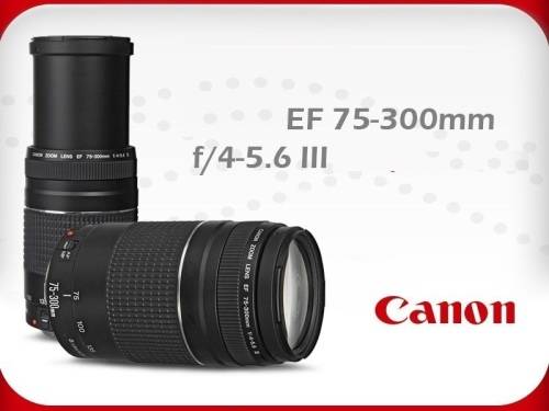 CANON EF 75-300MM 4-5.6 III TELEPHOTO ZOOM LENS for 350D 400D D1 450D 1000D 550D Canon DSLR Cameras