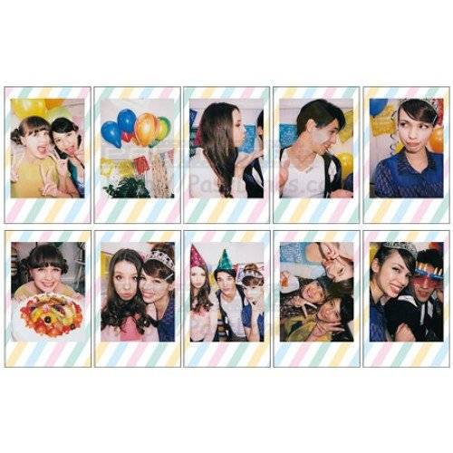 Fujifilm Instax mini Instant Film ( STRIPE ) 10 Sheets per Box for Instax Mini 7 & 8