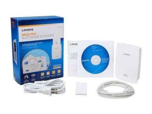 Linksys RE4100W Universal Dual Band N600 Pro Wi-Fi Range Extender (Audio Streaming, Easy Set Up, WPS