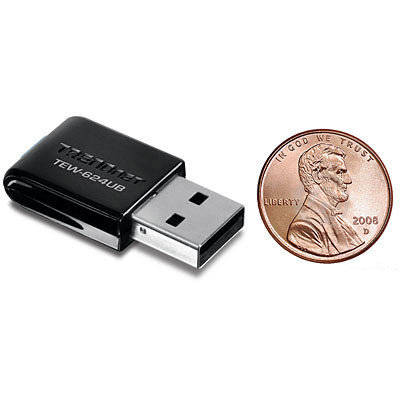 TRENDnet TEW-624UB N300 Mini Wireless N USB Adapter