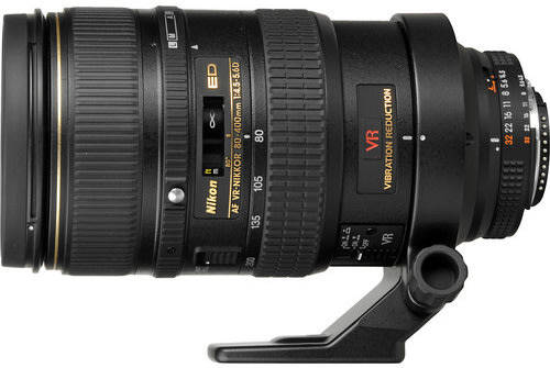 Nikon 80-400mm f4.5-5.6D ED AF VR Zoom Lens for Nikon Digital SLR Cameras