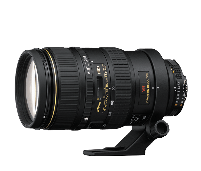 Nikon 80-400mm f4.5-5.6D ED AF VR Zoom Lens for Nikon Digital SLR Cameras