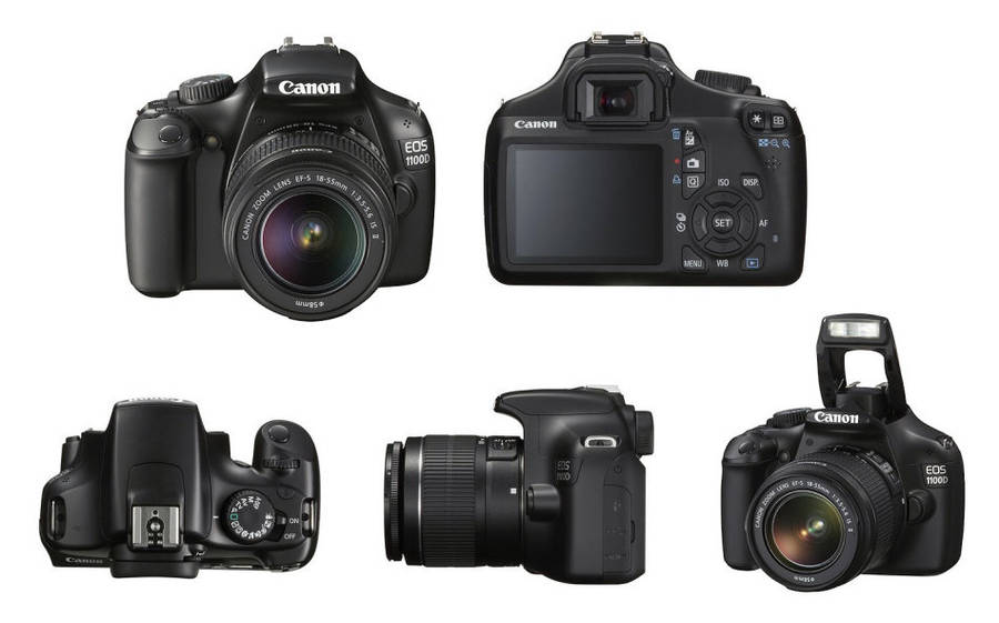 Canon EOS 1100D Digital Camera Body 12.3 MP HDMI with 18-55 Canon Lens Professional KIT