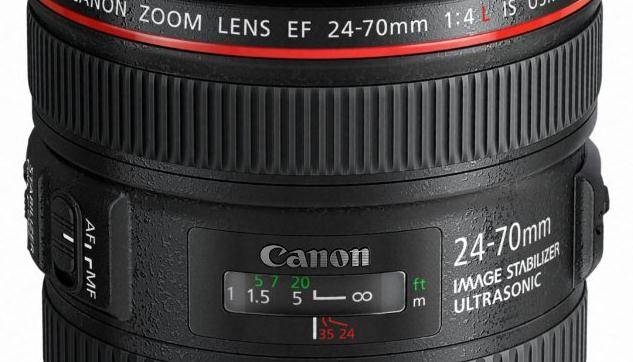 Canon EF 24-70mm f/4 L IS (IMAGE STABILIZER) USM Zoom Lens for Canon SLR Cameras - PRICE REDUCED