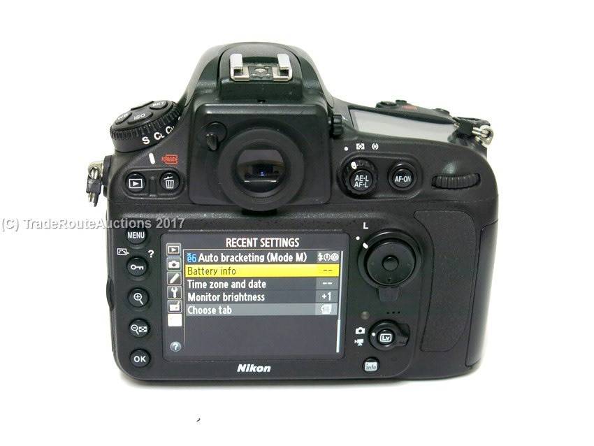 Nikon D800E 36.3MP DSLR Camera Body Only, FX Full Frame F-Mount, D800 E Low Shutter Count : < 9K
