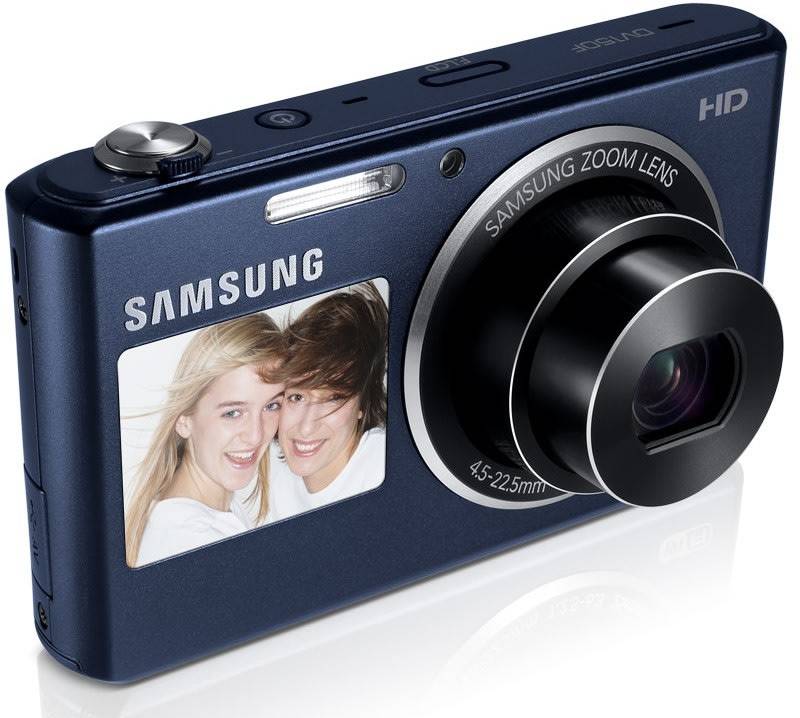 Samsung DV150F 16.2MP Smart WiFi Digital Camera with 5x Optical Zoom & 2.7" / 1.48" front LCD