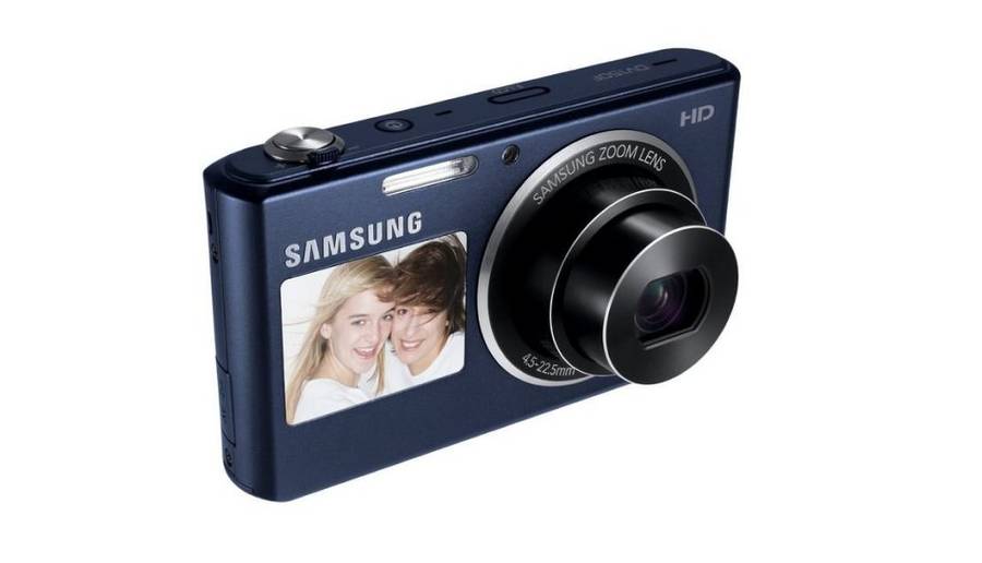 Samsung DV150F 16.2MP Smart WiFi Digital Camera with 5x Optical Zoom & 2.7" / 1.48" front LCD