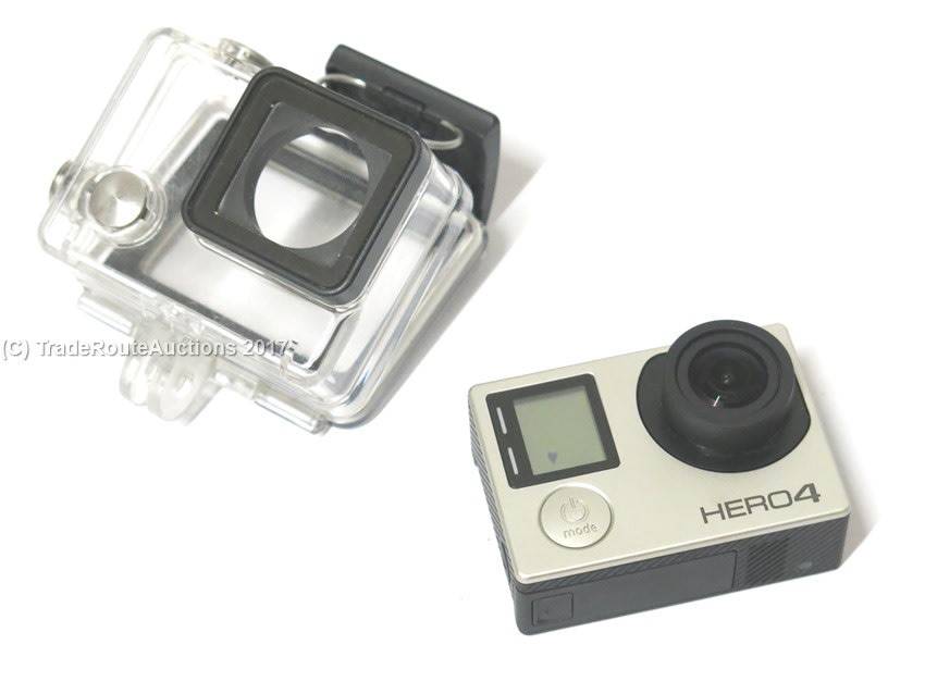 GoPro Hero4 SILVER CHDHY-401 | Built in Touch LCD Display | Wi-Fi | Comes with Casing