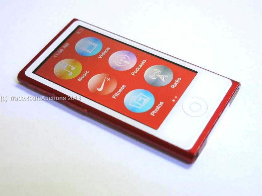 APPLE 16GB IPOD NANO - RED (7TH GENERATION) | MD744LL