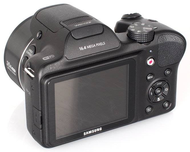 Samsung WB1100F 16.2MP CCD Smart WiFi & NFC Digital Camera with 35x Optical Zoom, 3.0" LCD