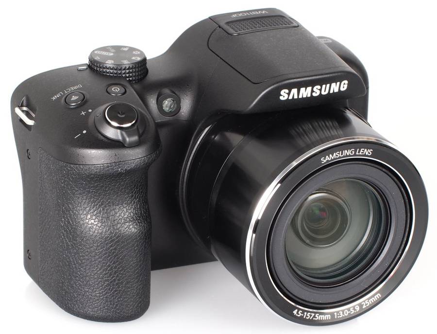 Samsung WB1100F 16.2MP CCD Smart WiFi & NFC Digital Camera with 35x Optical Zoom, 3.0" LCD