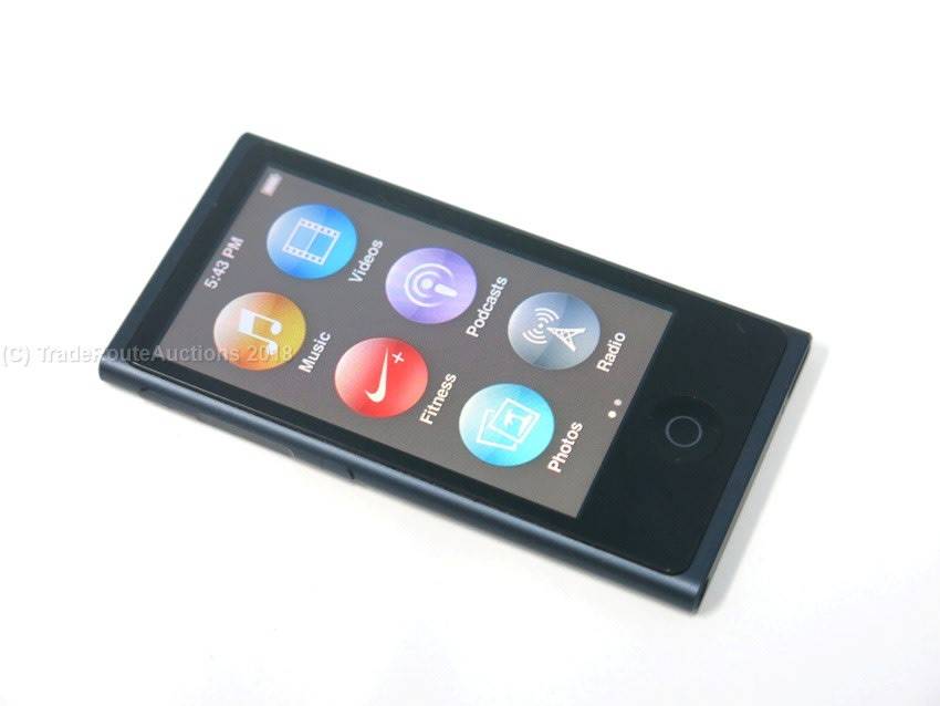 APPLE 16GB IPOD NANO - BLACK (7TH GENERATION) | MD481LL | A1446