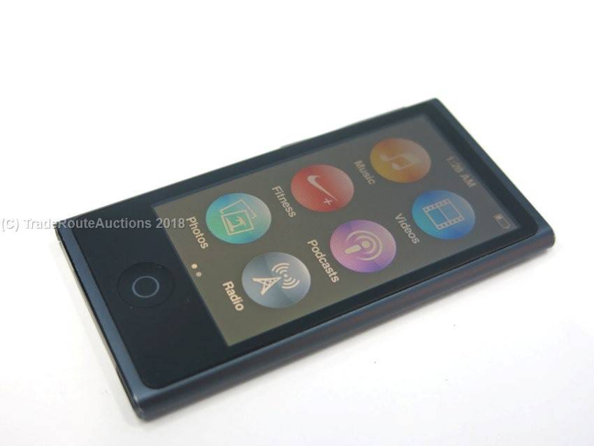 APPLE 16GB IPOD NANO - BLACK (7TH GENERATION) | MD481LL | A1446