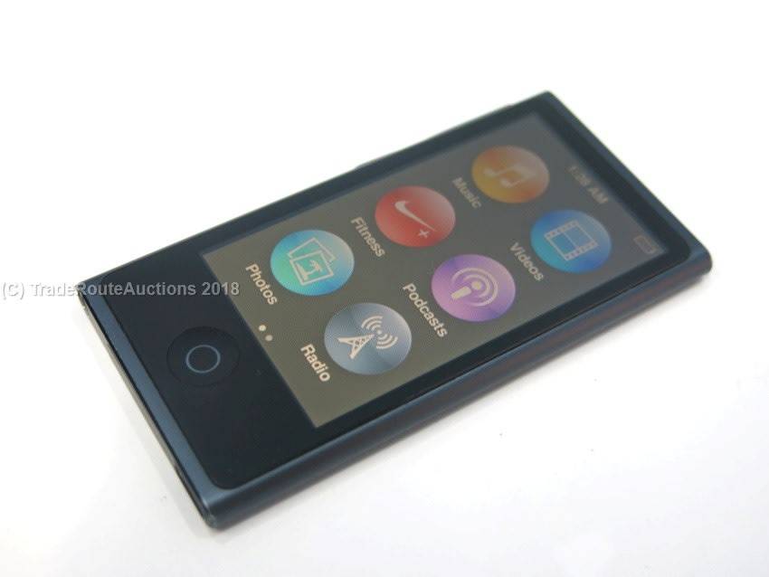 APPLE 16GB IPOD NANO - BLACK (7TH GENERATION) | MD481LL | A1446