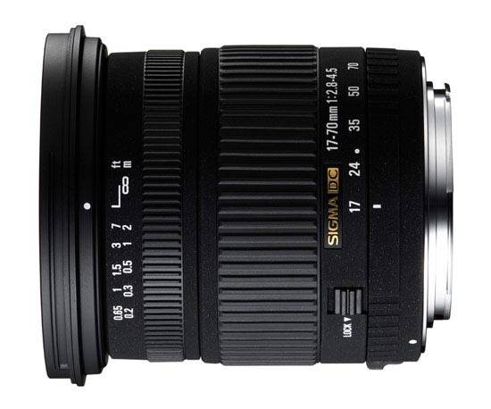 SIGMA DC 17-70mm 1:2.8-4.5 LENS for CANON DIGITAL SLR CAMERAS