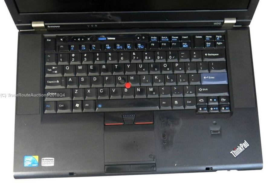 LENOVO THINKPAD LAPTOP W510 | 15.6inch  | CORE i7 Q720 CPU 1.6GHz | 14GB RAM | 80GB HDD - PLZ READ