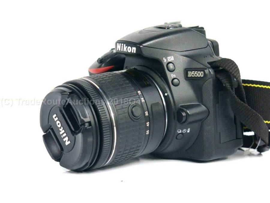 NIKON D5500 DSLR CAMERA BODY plus Nikon AF-P Zoom Nikkor 18-55mm DX Lens Kit