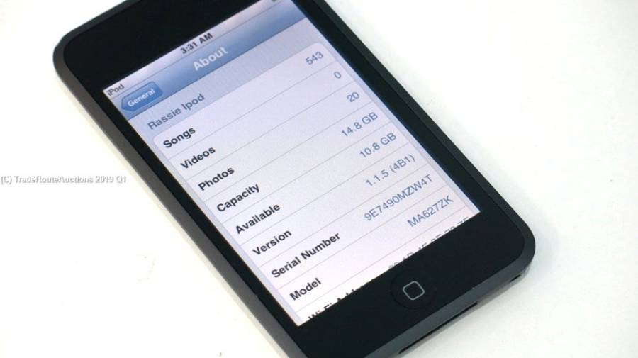 Apple iPod Touch Black | 16GB  | MA627ZK | A1213