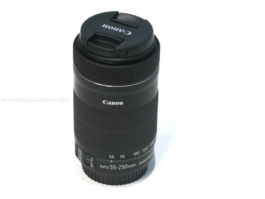 Canon EF-S 55-250m IS (Image Stabilizer) STM  Lens for Canon DSLR Cameras