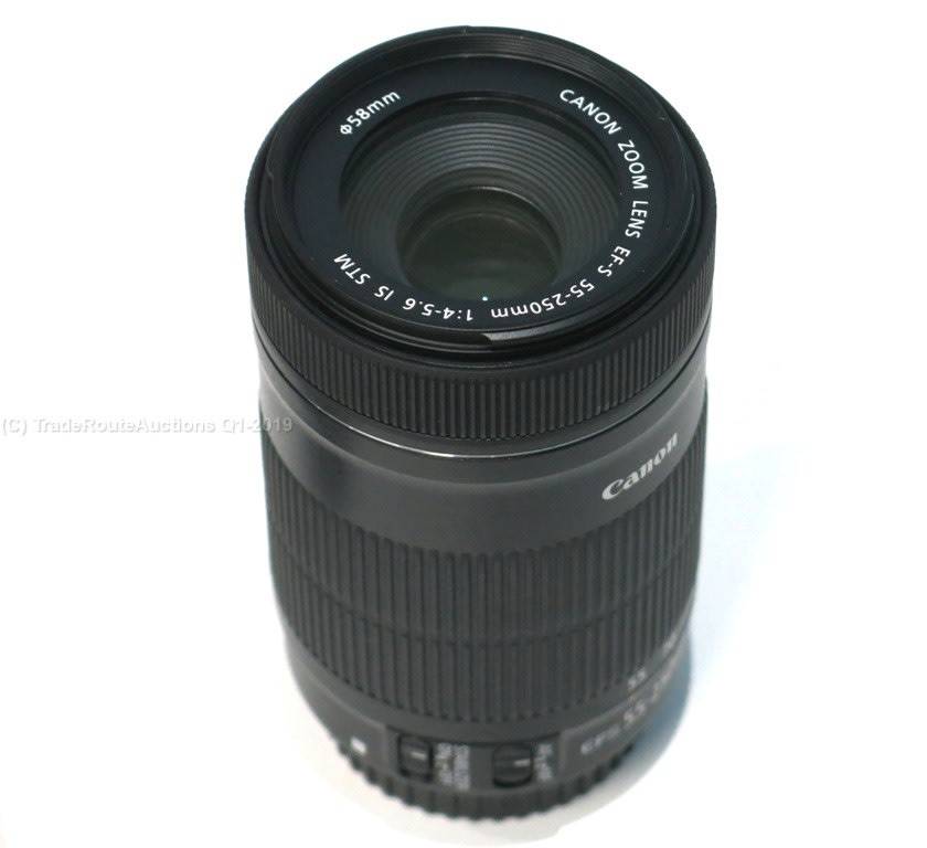 Canon EF-S 55-250m IS (Image Stabilizer) STM  Lens for Canon DSLR Cameras