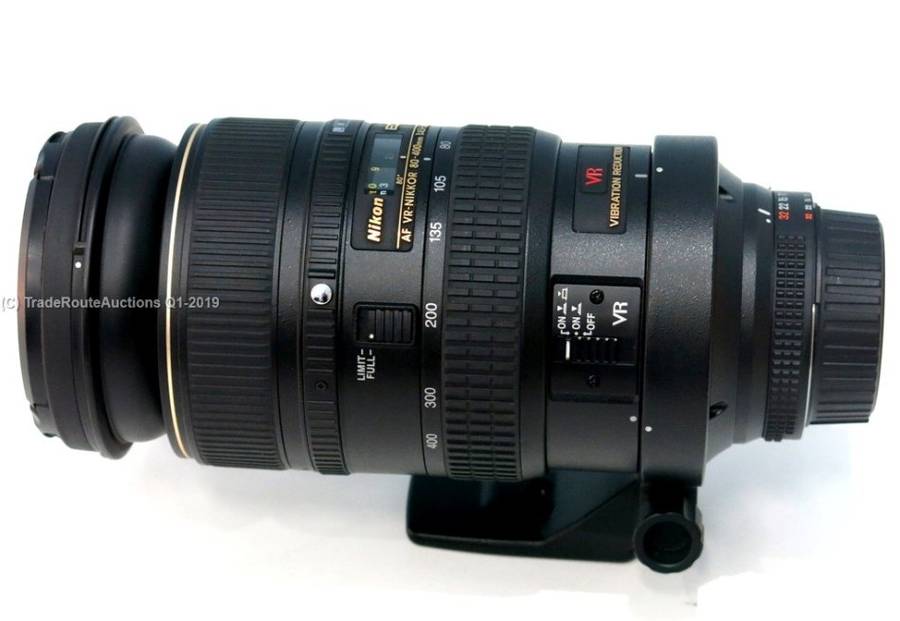 Nikon 80-400mm f4.5-5.6D ED AF VR Zoom Lens for Nikon Digital SLR Cameras