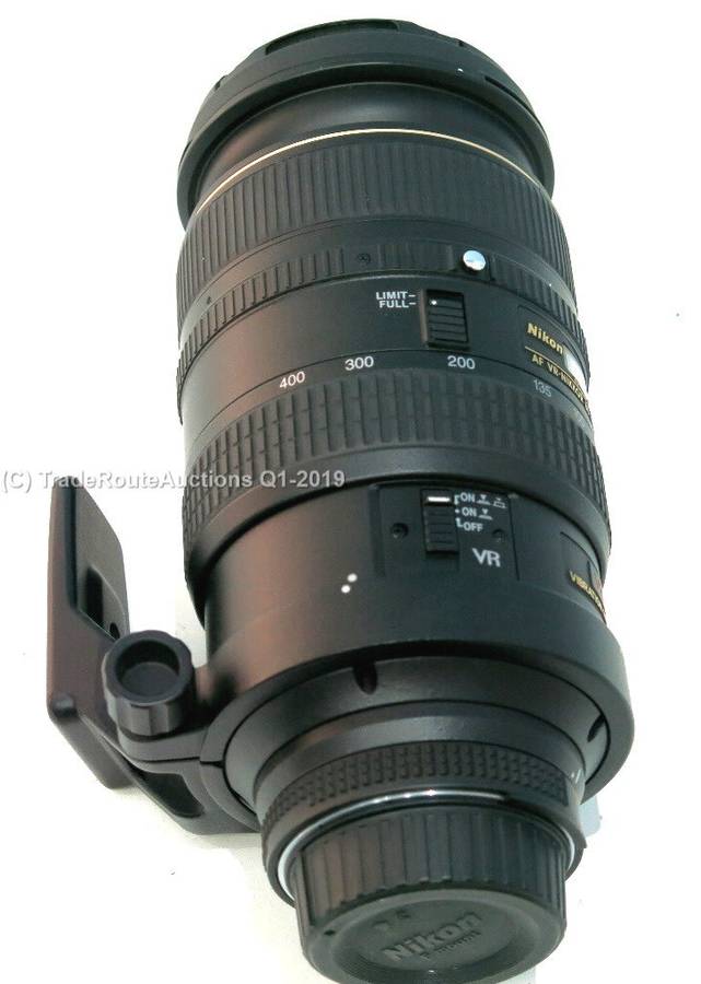 Nikon 80-400mm f4.5-5.6D ED AF VR Zoom Lens for Nikon Digital SLR Cameras