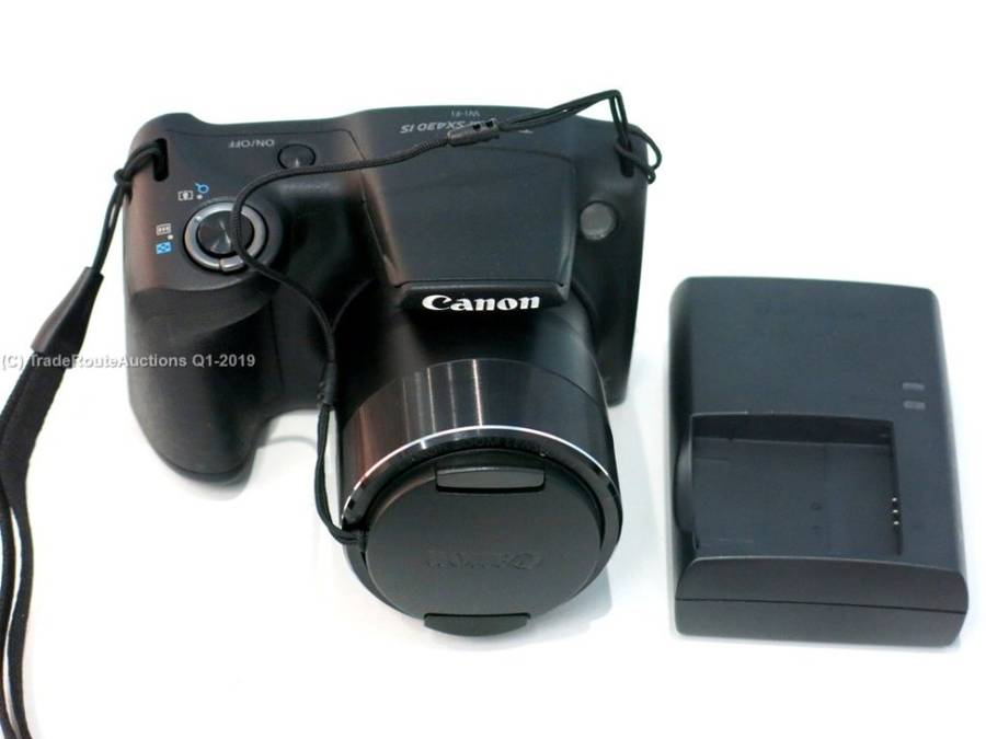Canon PowerShot SX430 IS Built-in Wi-Fi / NFC Black Digital Camera 20.0MP 45X ZOOM