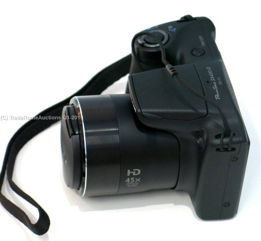 Canon PowerShot SX430 IS Built-in Wi-Fi / NFC Black Digital Camera 20.0MP 45X ZOOM