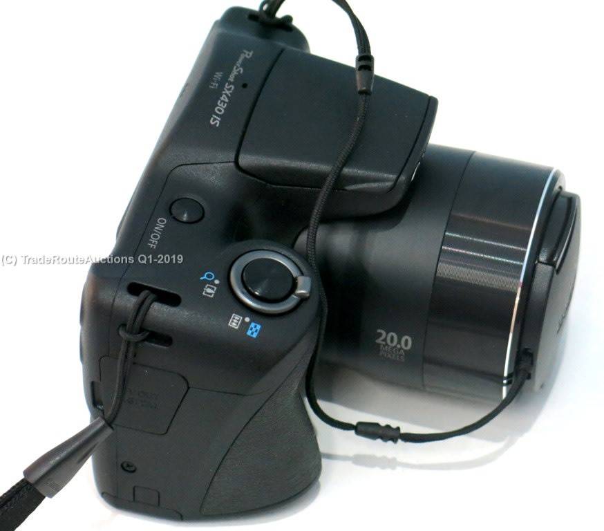 Canon PowerShot SX430 IS Built-in Wi-Fi / NFC Black Digital Camera 20.0MP 45X ZOOM