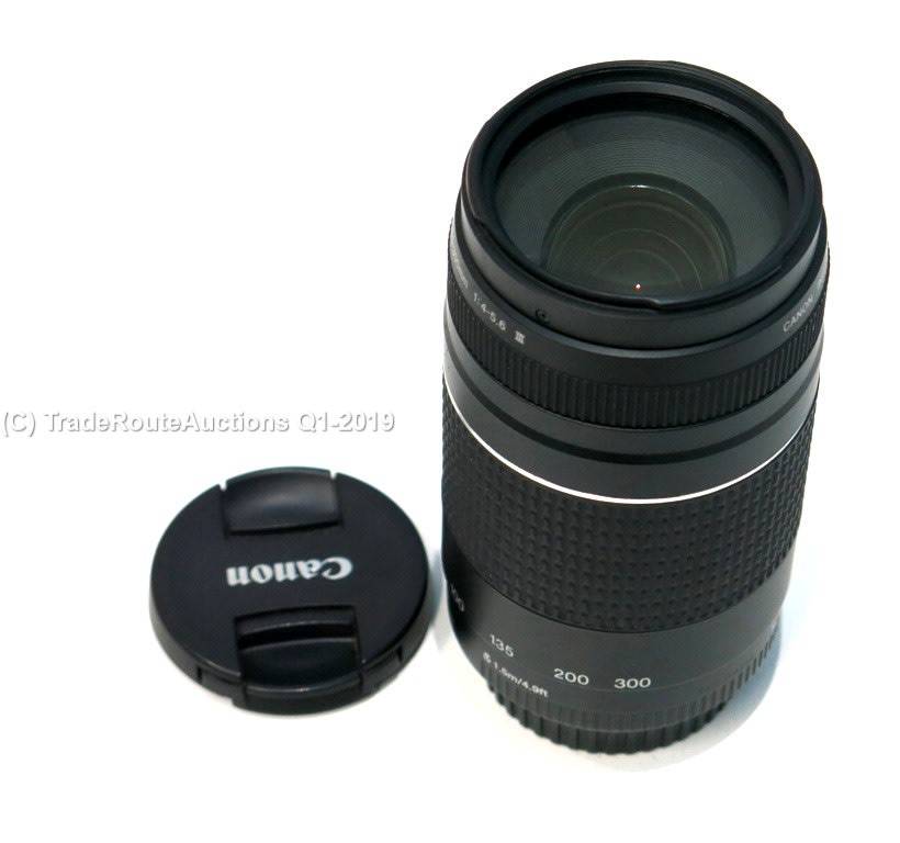 CANON EF 75-300MM 4-5.6 MARK III TELEPHOTO ZOOM LENS for 600D, 650D, 700D, 750D 1200D 1300D Etc